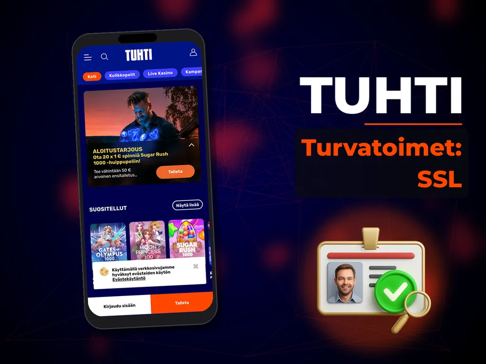 Tuhti - Turvatoimet: SSL