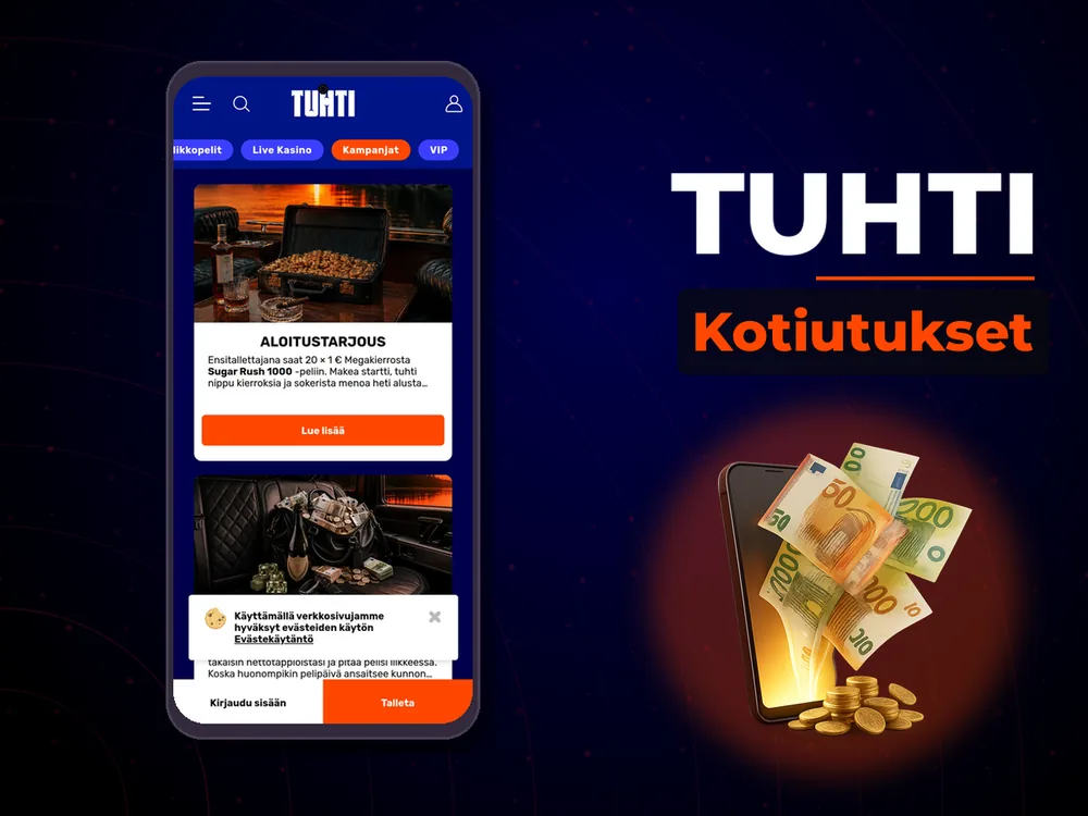 Tuhti - Kotiutukset