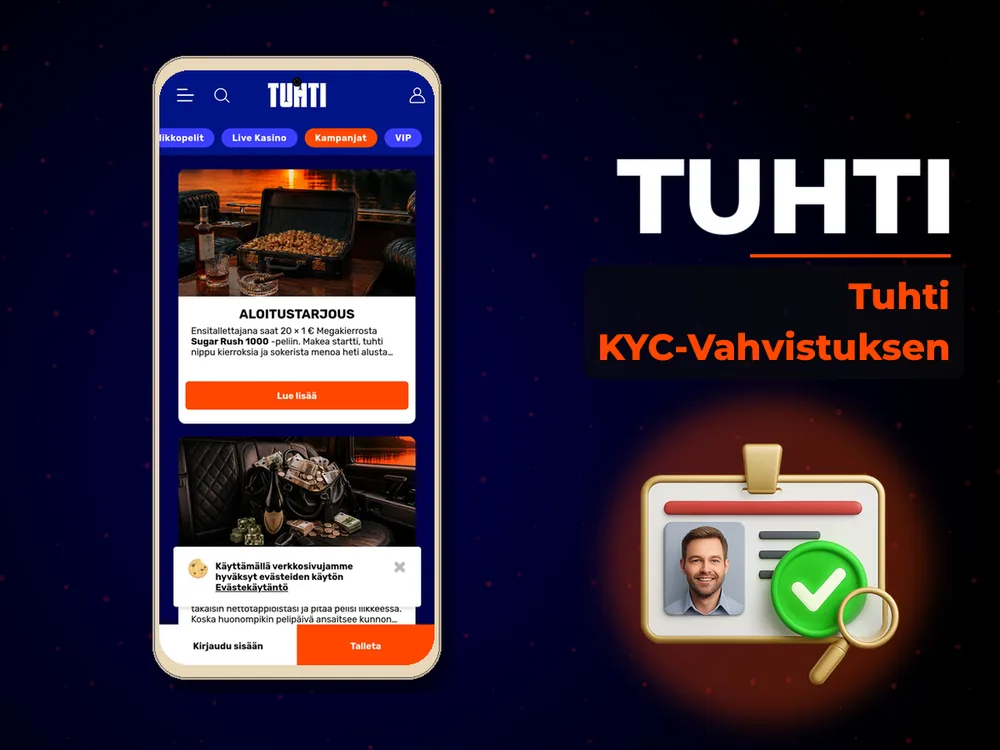 Tuhti - Tuhti KYC-Vahvistuksen