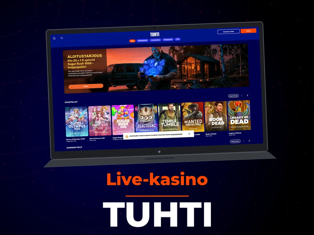 Tuhti - Live-kasino