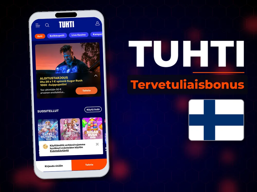 Tuhti - Tervetuliaisbonus