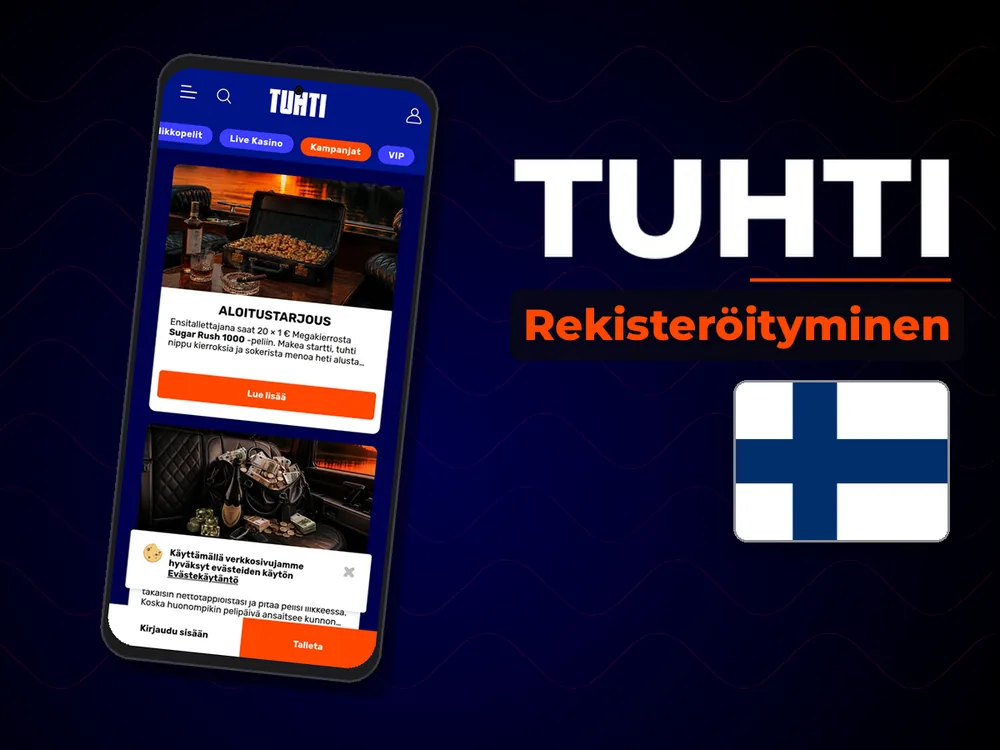 Tuhti - Rekisteröityminen