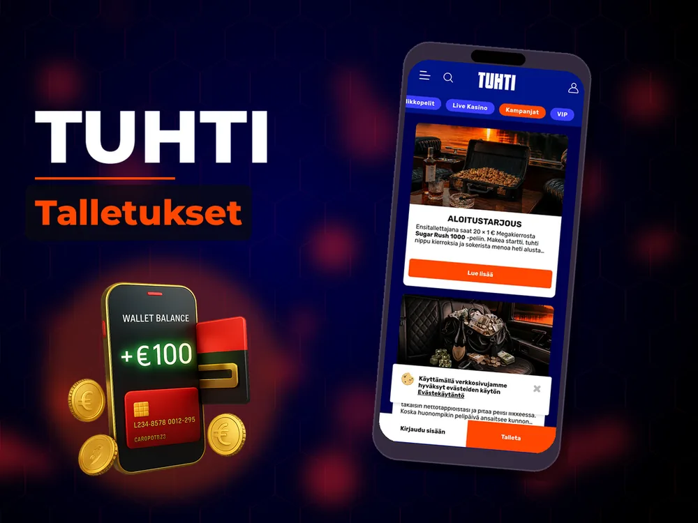 Tuhti - Talletukset