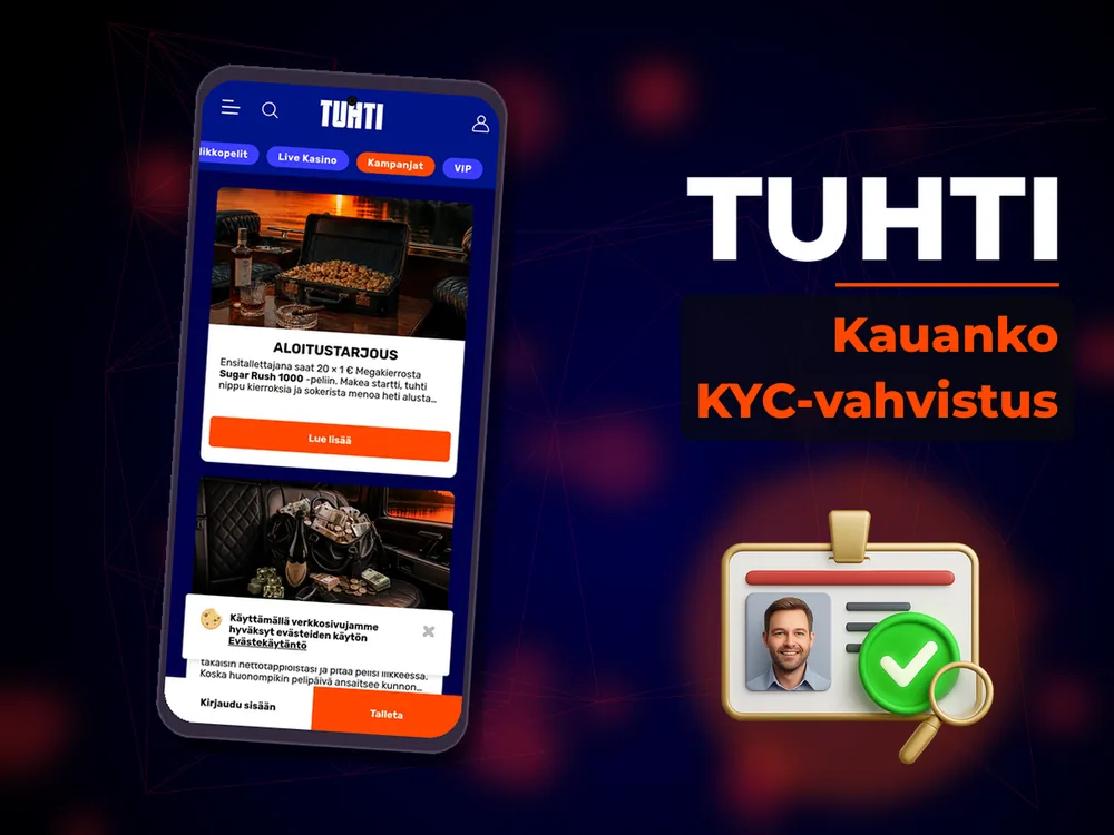 Tuhti - Kauanko KYC-vahvistus