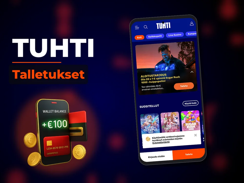 Tuhti - Talletukset